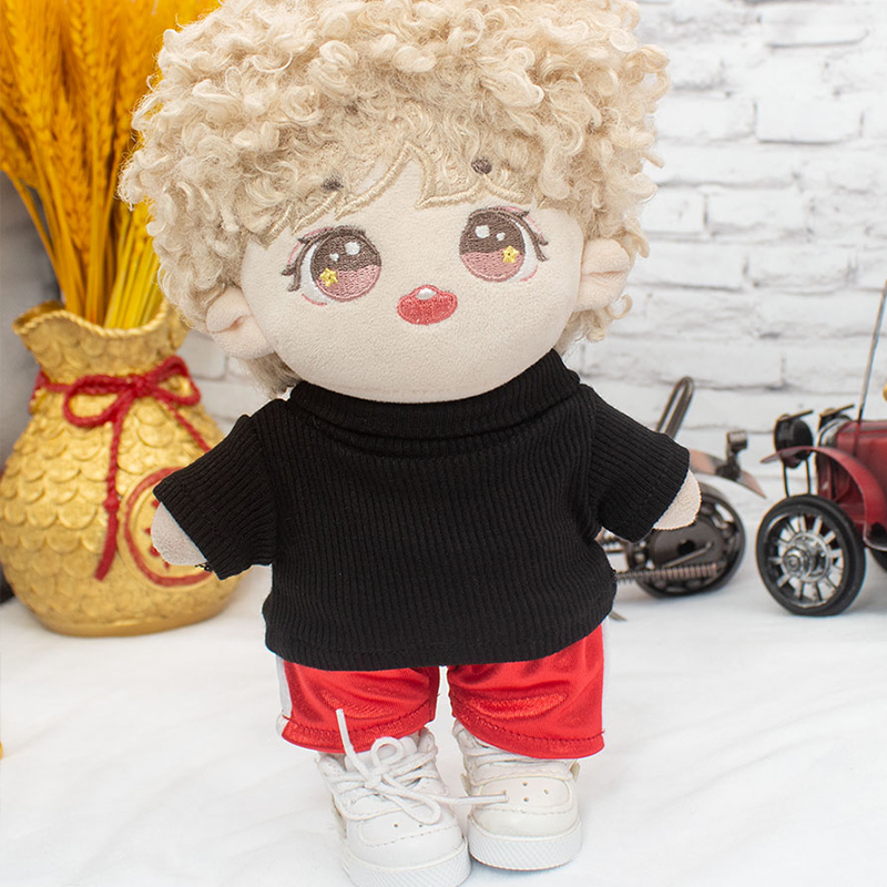 20CM娃衣现货高领毛衣内搭内衬20厘米棉花娃娃衣无属性百搭春秋冬 - 图0