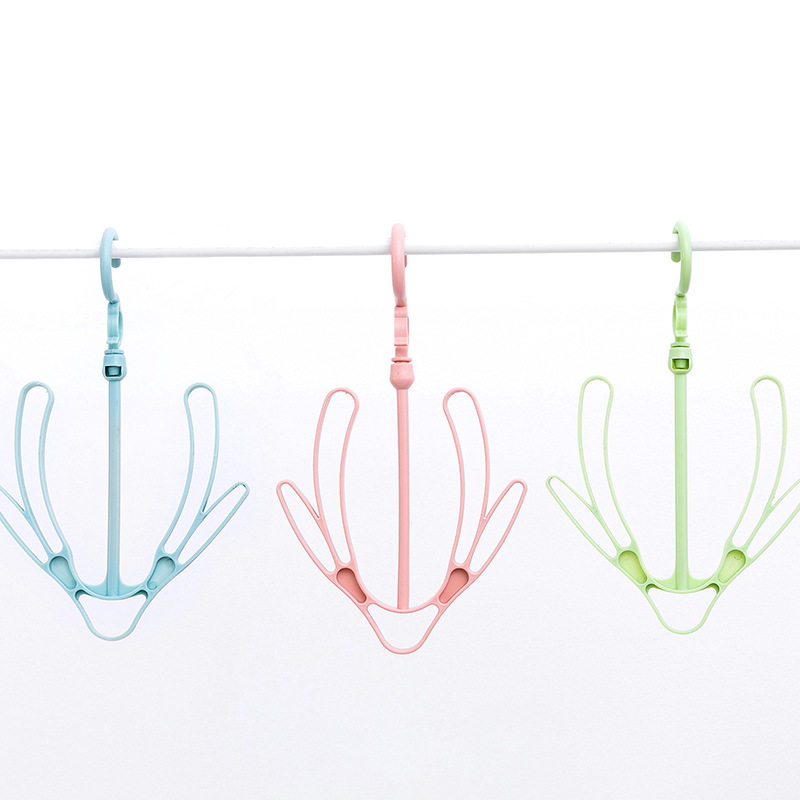 创意防风晒鞋架宿舍阳台挂鞋子神器可旋转双挂钩小型晾晒衣架鞋挂