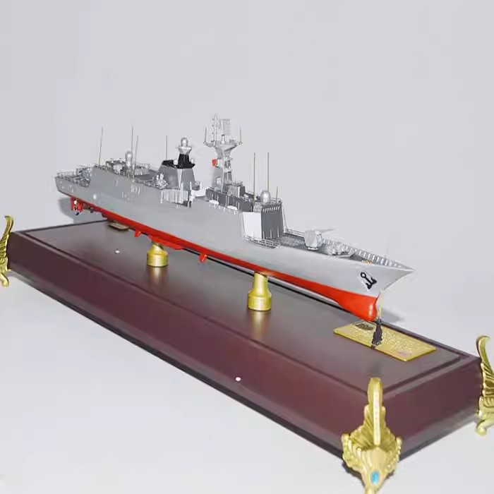 054A1:350徐州号导弹护卫舰国产合金模型仿真成品军事航模摆件 - 图3