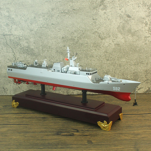 1:250 中国056护卫舰合金仿真军事军舰收藏模型摆件 056蚌埠舰 - 图2