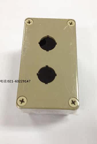 上海天逸TYX2 二孔按钮盒 开关盒 长128*宽75高80 - 图0