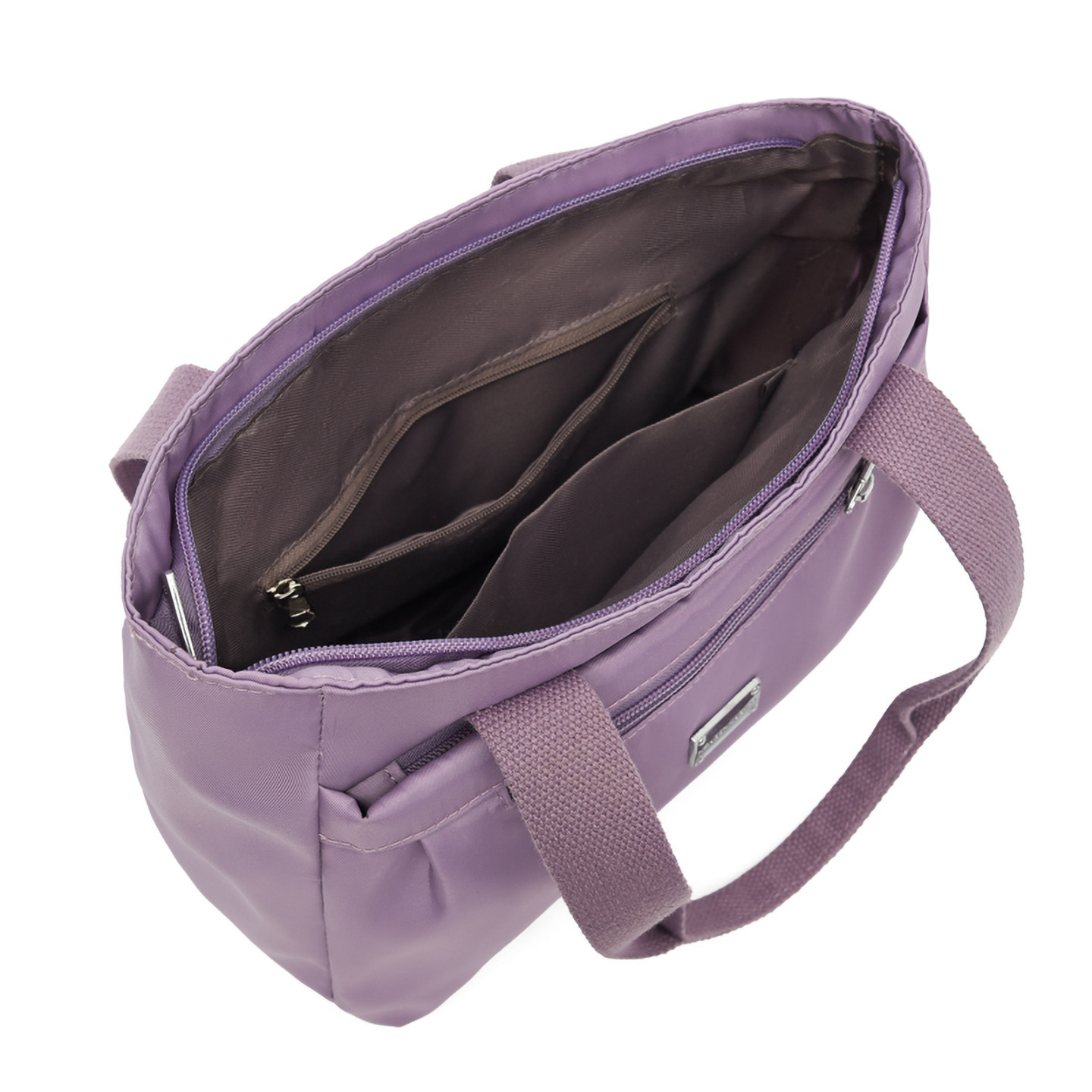 女士多口袋尼龙布单肩包新款时尚百搭通勤包包大容量妈咪手提袋子,淘宝优惠券,粉丝福利购,淘宝优惠卷