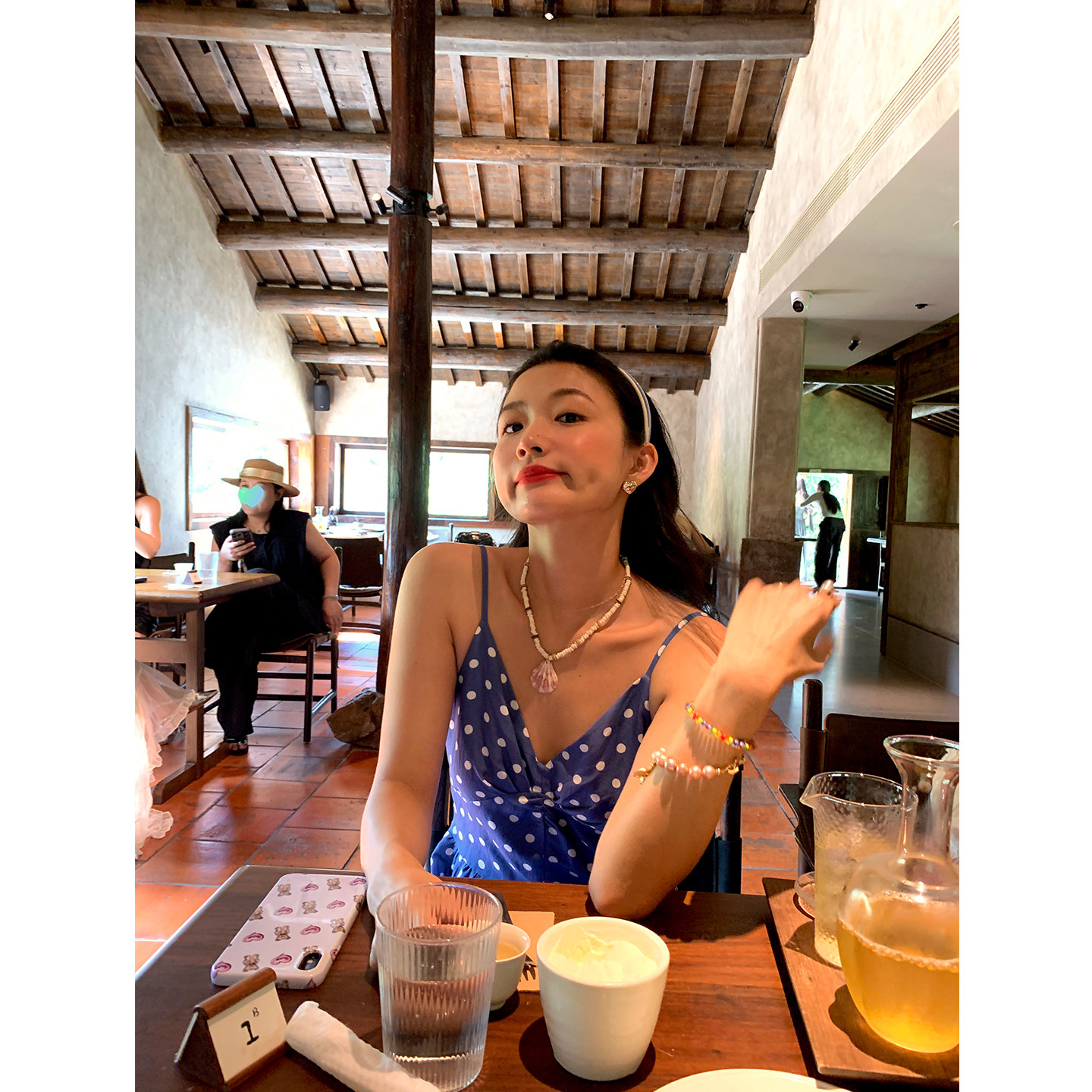 落落狷介 海边度假吊带连衣裙2025年新款波点吊带裙夏季亚麻收腰,淘宝优惠券,粉丝福利购,淘宝优惠卷