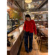 Luo Luo Gongjie embroided ກາງເກງ jeans ຂອງແມ່ຍິງ