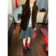 Luoluo Gongjie imitation mink jacket jacket ສໍາລັບແມ່ຍິງ