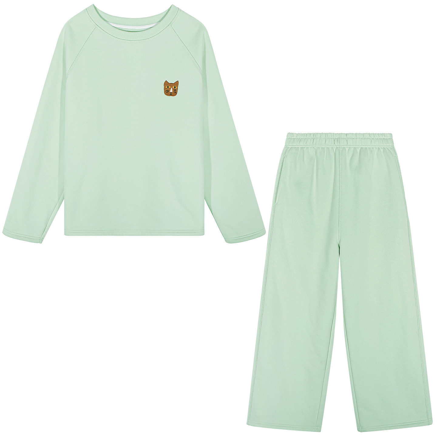 落落狷介 加绒卫衣套装2025新款女两件套小个子运动套装+卫裤保暖,淘宝优惠券,粉丝福利购,淘宝优惠卷