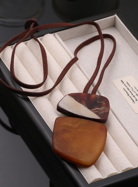 高级感吊坠夸张2025新款复古项链