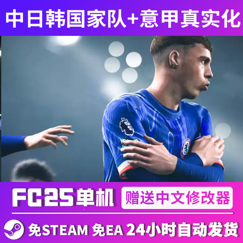 steam正版中文FC25离线单机游戏PC经理中日韩国家队送传奇FIFA25 - 图1