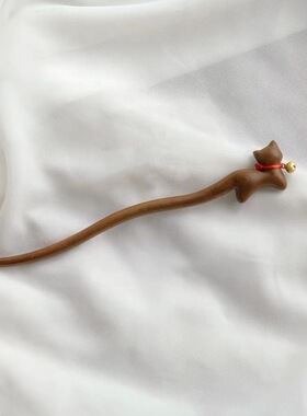 叮当猫可爱发簪铃铛猫招财发钗