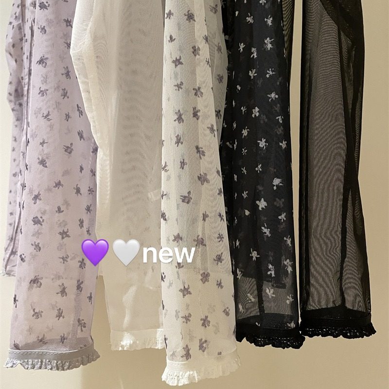 3色入秋冬内搭 甜美少女小心机袖口花边小高领网纱长袖T恤打底衫,淘宝优惠券,粉丝福利购,淘宝优惠卷