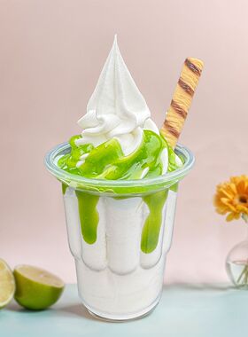 250ml仿真水果圣代冰淇淋模型假