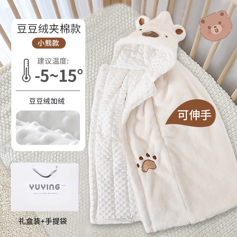 婴儿披风斗篷冬季外出男女宝宝防风抱被外套加厚挡风幼儿儿童披肩,淘宝优惠券,粉丝福利购,淘宝优惠卷