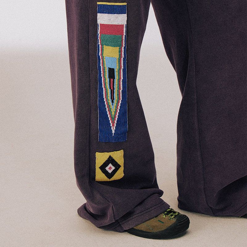 CONP 25AW 手工钉珠旗帜微喇叭卫裤,淘宝优惠券,粉丝福利购,淘宝优惠卷