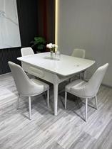 Fan-style cream wind multifunctional rice vegetable insulation with hot pot type table full automatic electric silent home mahjong machine