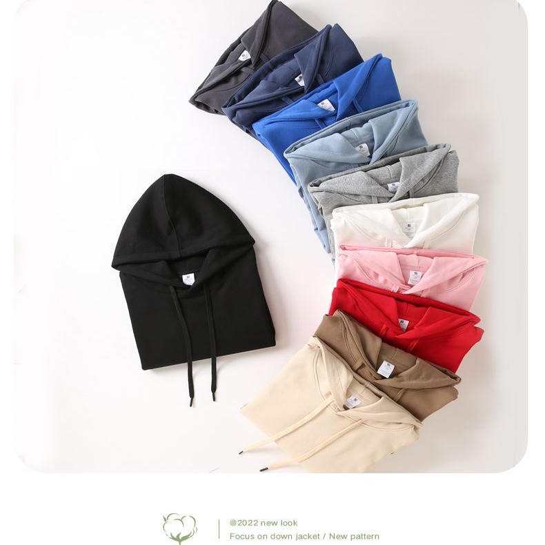 定制薄款卫衣加绒卫衣订做秋冬装工作班服连帽衫外套印字logo长袖 - 图3