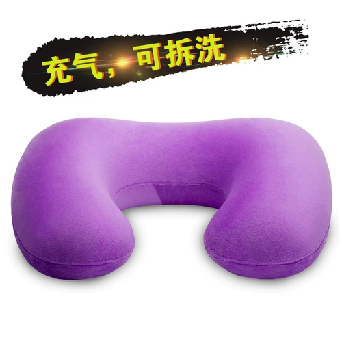 Надувная подушка для шеи, защитный самолет для путешествий, с защитой шеи, дорожная версия