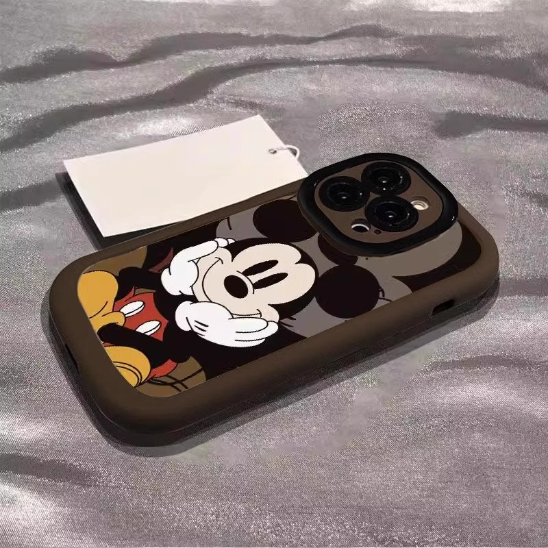 托脸米奇适用苹果17promax手机壳新款彩绘iphone16pro卡通可爱15PM小众创意14硅胶全包13防摔保护套17pro软 - 图3