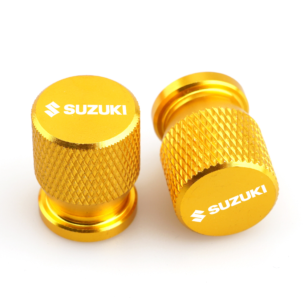 适用铃木UY125 UU125 AFR UE 125金属气门芯盖轮胎气嘴帽改装件 - 图0