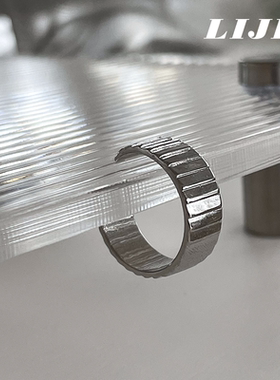 【链界LIJII】极简系戒指 断裂设计时尚感小众百搭男女同款戒指