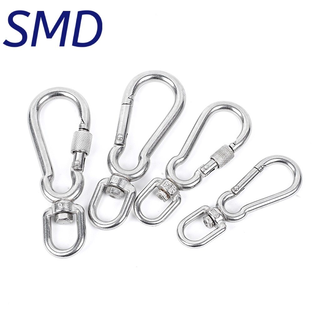 新 304不锈钢狗链扣子带保险万向8字环旋转八字弹簧宠物扣连接环,淘宝优惠券,粉丝福利购,淘宝优惠卷
