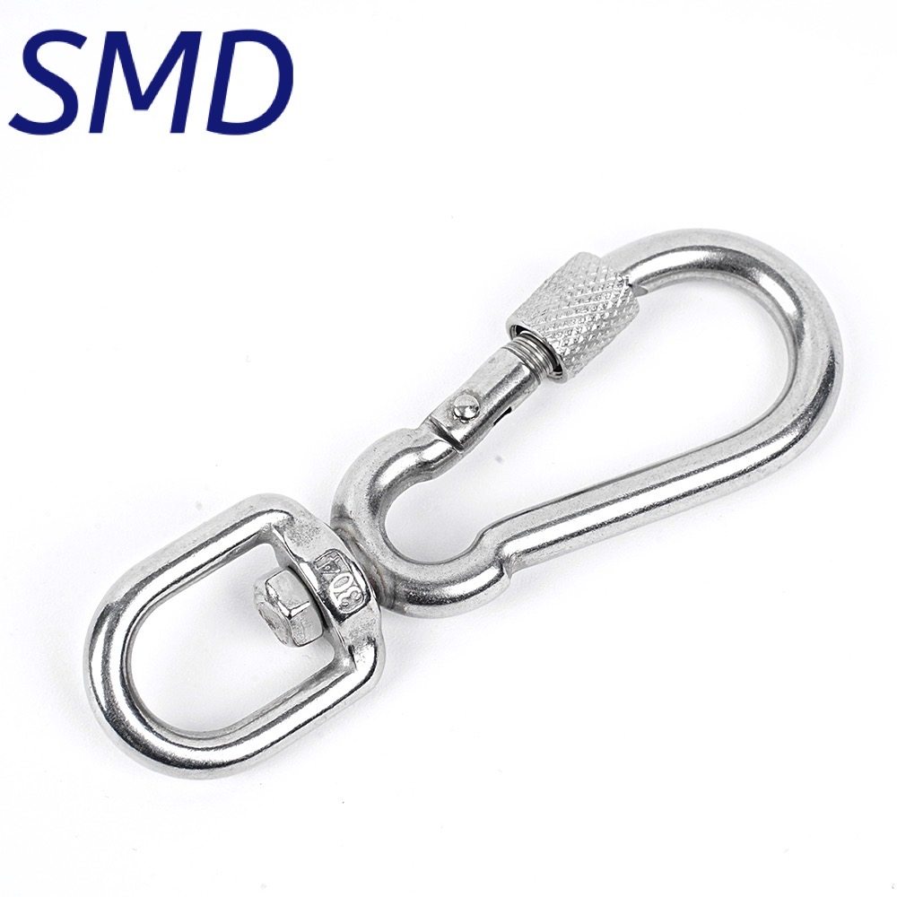 新 304不锈钢狗链扣子带保险万向8字环旋转八字弹簧宠物扣连接环,淘宝优惠券,粉丝福利购,淘宝优惠卷