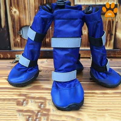 Большие ботинки для собак дождевые туфли, золотые волосы для собак обуви