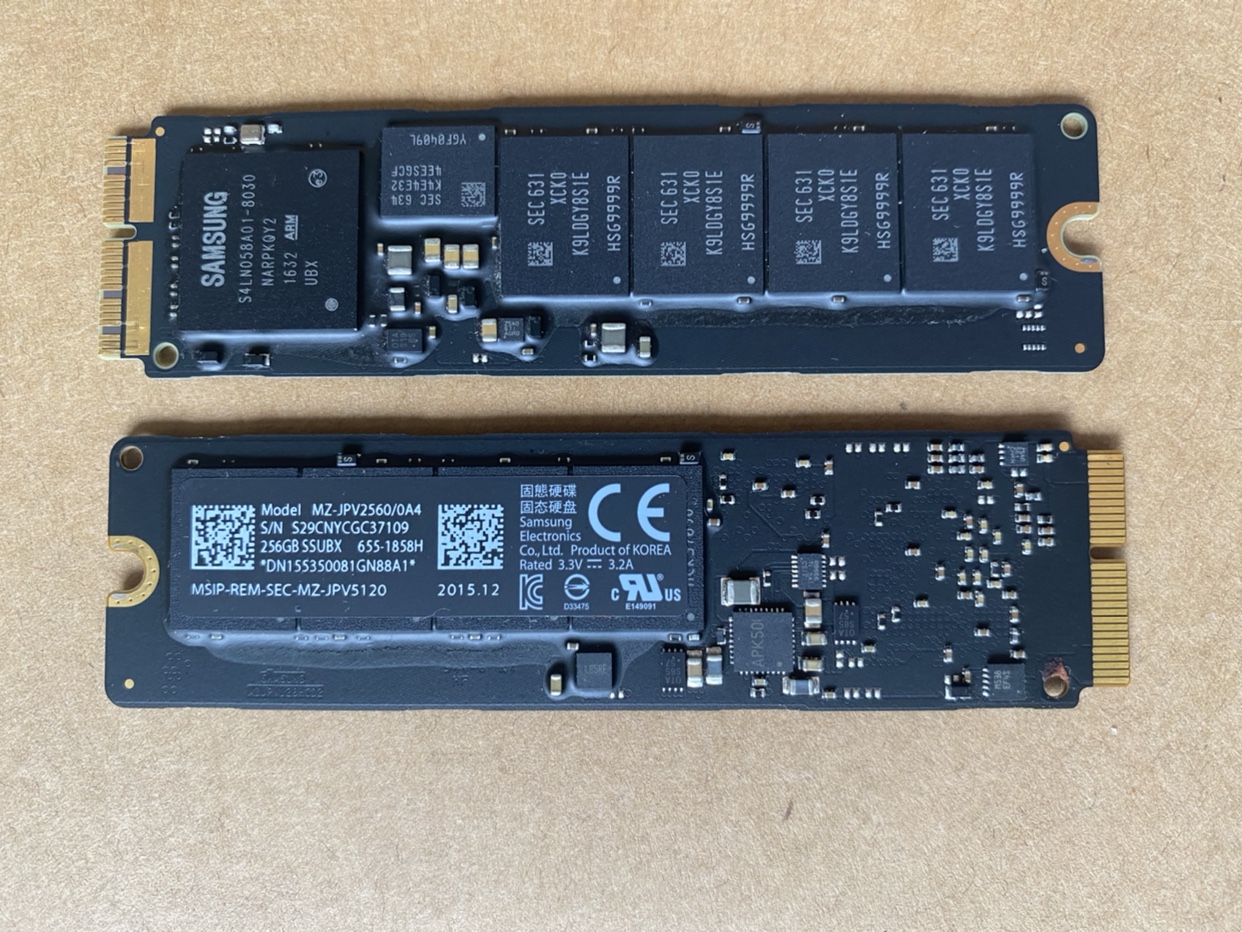 原装A1398A1465A1466硬盘SSD128G 256G 512G 1T A1502固态硬盘SSD-图2