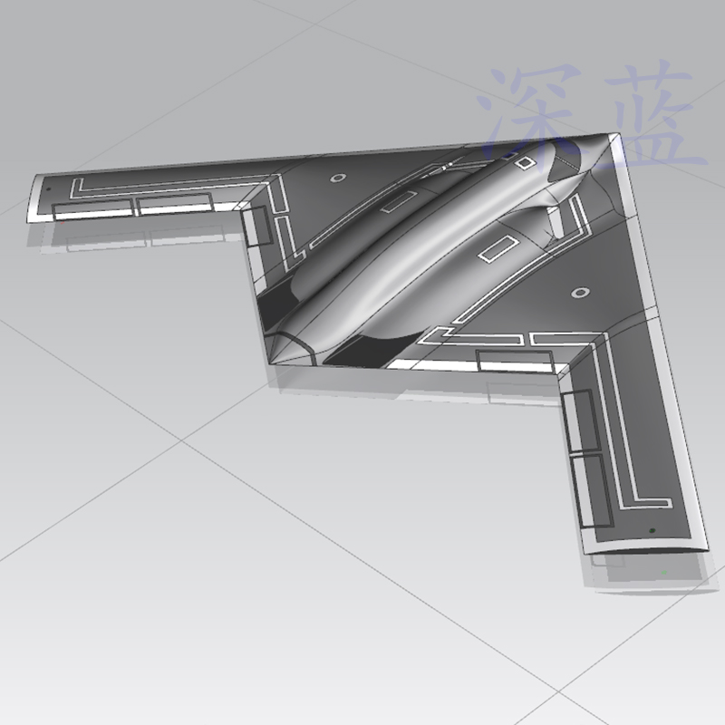 B21隐身轰炸机高仿真飞机航模型UGMAX三维立体文件多种格式可转换 - 图0