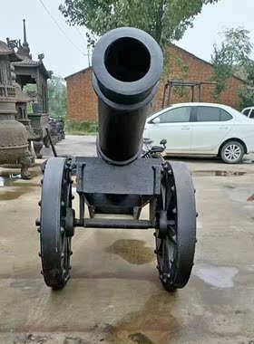 风水铸铁炮红衣大炮模型大号铁大炮景区炮家居风水工艺礼饰品摆件