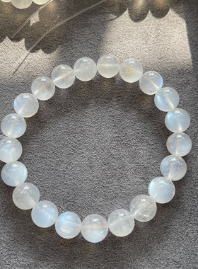 斯里兰卡蓝月光石单圈手链