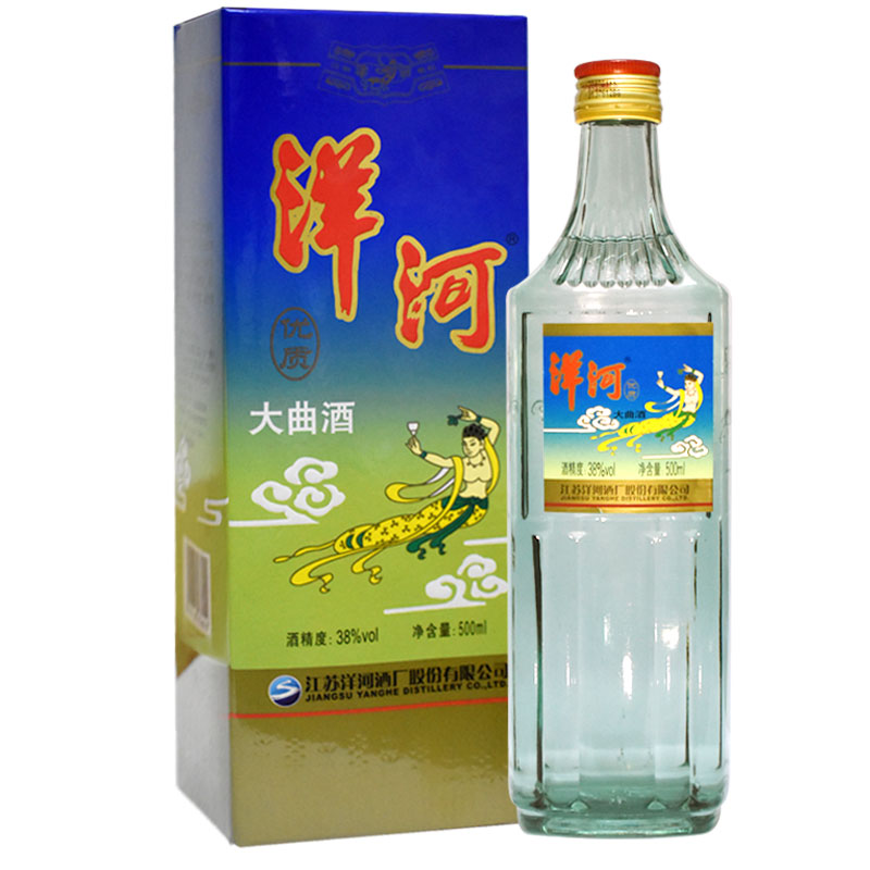 洋河优质大曲酒38度500ml*12瓶装整箱 - 图1