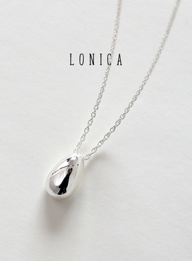 Sophiebuhai纯银亮面蛋形短项链