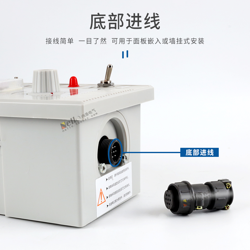 议价交流电动机电磁调速器JD1A-40电动机保护器调速表220V-图2