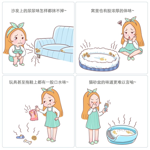 Клейкий рисовый рулон для домашнего запаха, разлагающийся в помещении, дезодорирующий спрей для удаления запаха мочи, экологический дезодорант для кошек и собак, домашних животных, 500 мл