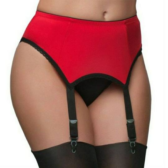 Anti-slip European and American style underwear suspenders and stockings
