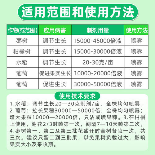 美国奇宝20%赤霉酸920植物生长调节赤霉素葡萄催芽农药拉长剂正品 - 图1