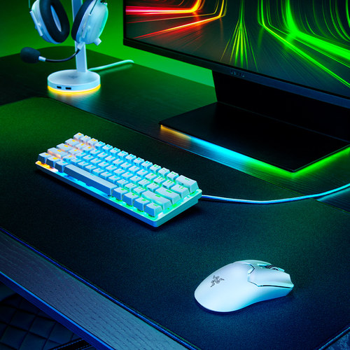 Razer雷蛇猎魂光蛛mini迷你版61键光轴电竞游戏笔记本RGB机械键盘 - 图3