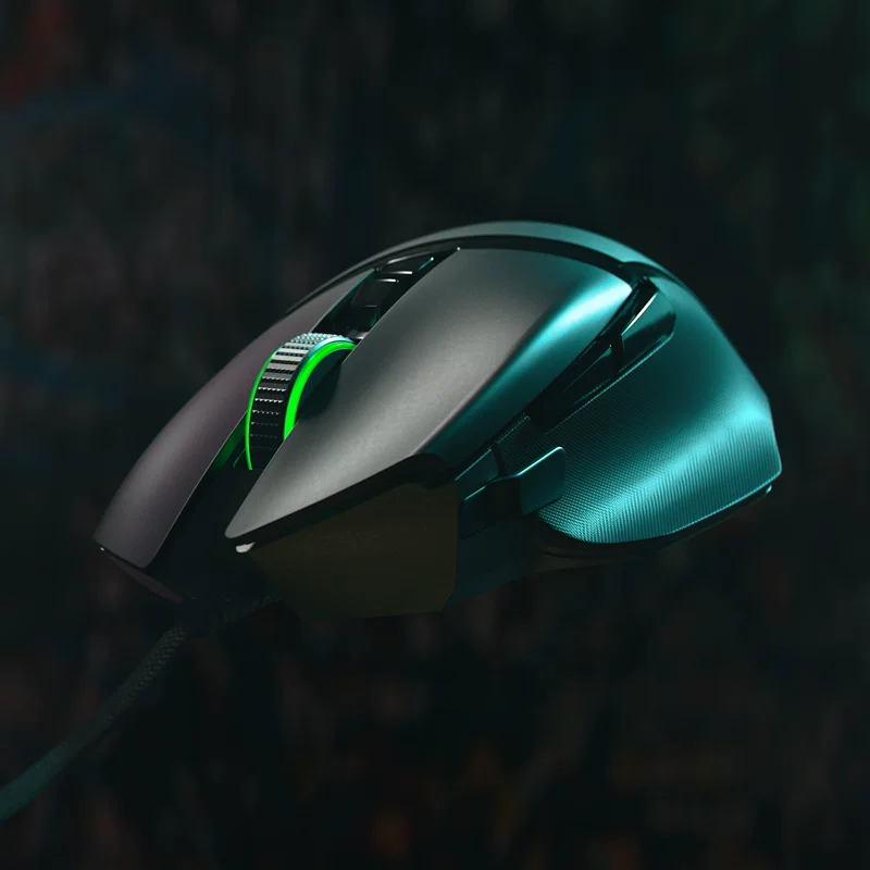 Razer Razer Barcelis змея v2 e-sports RGB проводная эргономичная мышь для компьютерной игры с боковыми клавишами