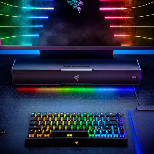 Razer雷蛇利维坦巨兽V2组合音响条形RGB蓝牙音箱THX游戏低音炮 - 图2