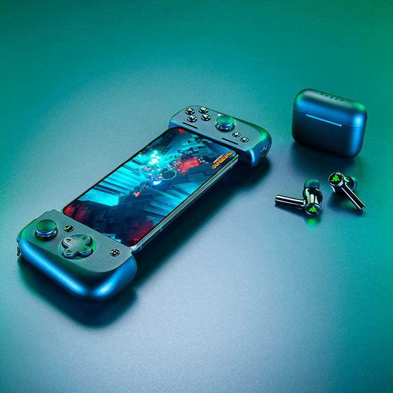 原神徽章Razer雷蛇骑仕V2安卓手机游戏手柄双翼手游神器RPG格斗竞技原神外设拆卸USB type-c连接