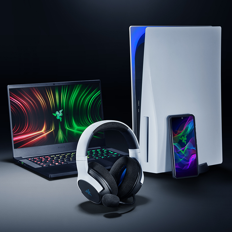 Razer雷蛇噬魂鲨PS专用版主机电脑游戏电竞头戴式无线耳机带麦 - 图2