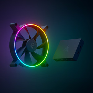 Razer雷蛇迅镖幻彩aRGB台式机DIY配件电脑机箱散热风扇LED灯效PWM