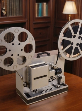 70年代复古电影放映机模型摆件大