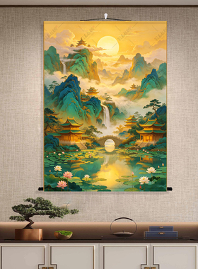 仙家堂口天宫仙境装饰挂画