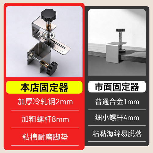 新款大抽屉面板安装固定器可拆卸衣柜橱柜门夹持稳固不伤木板定位 - 图0
