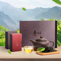 Edge Raw Church Mulberry Leaf Black Tea Mulberry Leaf Gold Floral Black Wool Top Black Tea China Brick Leaves Handmade Gift Box Dress