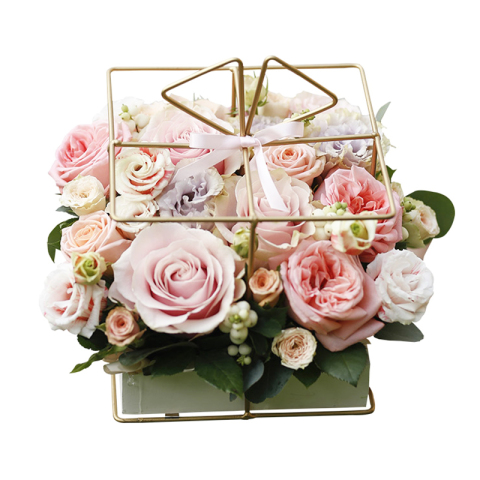 玫瑰花鲜花同城速递 上海朋友生日祝福混搭鲜花礼盒花店送花上门