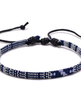 男女通用棉麻学生可调手工手绳