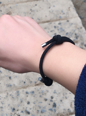 潮牌饰品简约编织手绳