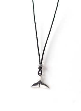 合金复古鲸鱼尾男女通用可调项链